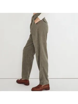 Madewell Corduroy High-Rise Tapered Pants thumbnail 10