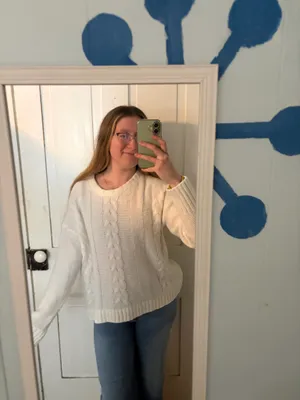 Banana republic white sweater thumbnail 2