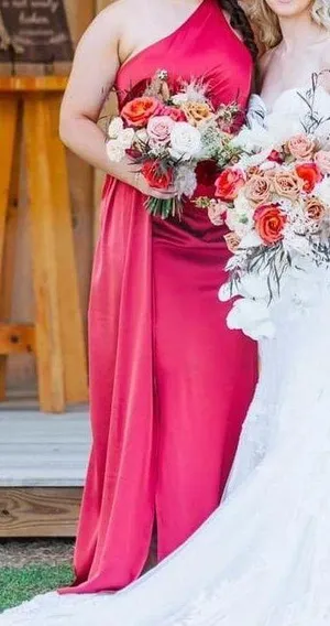 Azazie Bridesmaid Dress Dusty Rose thumbnail 1