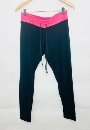 Victoria’s Secret PINK sweatpant jogger leggings pink drawstring waistband med thumbnail 1