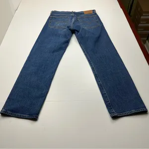 Levi’s Premium Denim Wedgie Straight Jean Womens Size 27 Blue‎ High Rise Button thumbnail 15