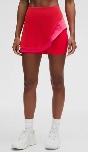 Lululemon Asymmetrical Layered High-Rise Tennis Skirt size 2 thumbnail 1