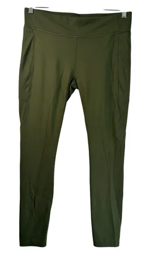 Calia Olive Green High Rise Athletic Leggings with Pockets AX32305F Large thumbnail 1