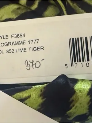Ganni Women’s Lime Tiger Halter Top Dress Size 42/L Silk NWT Casual Evening Dres thumbnail 11