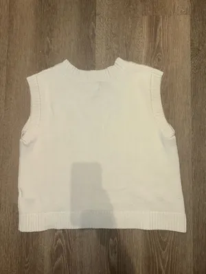 Hollister Sweater Vest White thumbnail 2