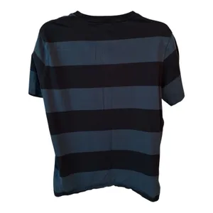 Old Navy Men Striped Short Sleeve Core Crew T Shirt Size Large Rugby Navy thumbnail 3