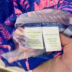 Lilly Pulitzer Teigan Dress Mini in Dazzle Zebra Blue Pink Small thumbnail 7