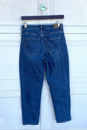 Jeans Mom Denim Stretch Blue 5 Pocket Size 8 American Eagle Women’s thumbnail 3