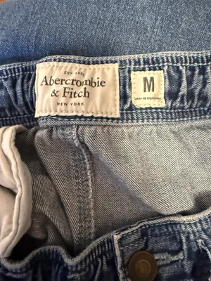 Abercrombie & Fitch Denim Jean Joggers Medium Vintage Y2K thumbnail 5