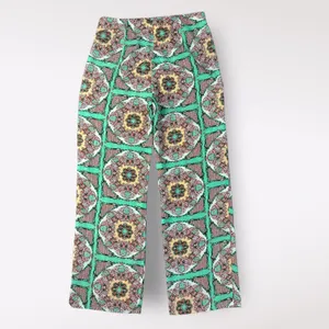 Gianni Bini Women‎ Green Casual Pants Size L Avant Garde Designer Funky thumbnail 3