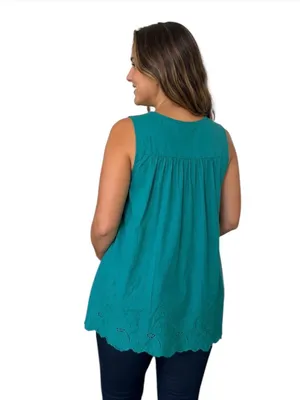 Ingrid & Isabel Teal Maternity Top Small NWT Green thumbnail 2