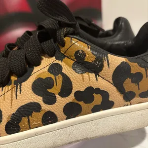 Coach High Line Wild Beast Leopard Print Pebble Leather Low Top Sneakers Sz 8.5 thumbnail 7