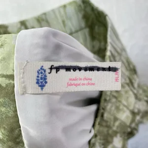 Free People Movement Sz M The Way Home Running Short Sage Tie Dye‎ Green-flawed thumbnail 8