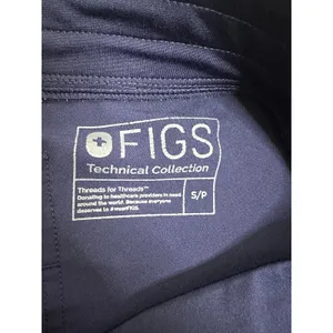 Figs Technical Collection Scrubs Set Women's Blue Small Top Pants Petite Small thumbnail 7