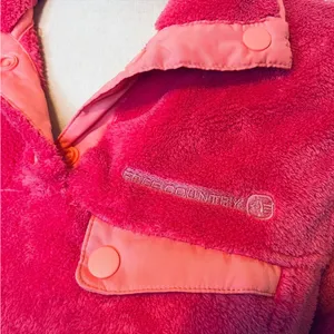 Free Country Womens Size Small‎ Pink Fleece Pullover Jacket Winter Long Sleeve thumbnail 7