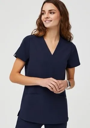 Figs Technical‎ Collection women’s navy blue short sleeves size top M thumbnail 1