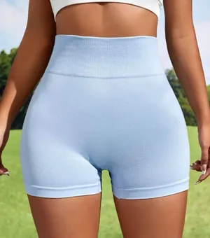 Workout Biker Shorts Blue thumbnail 1