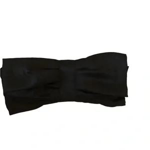 New Black satin formal coquette Bow purse evening bag. clutch classic black tie thumbnail 12