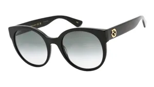GUCCI GG0035SN Black Women's Sunglasses with Gold Logo thumbnail 1