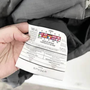 [Spyder] Gray Timeless Long Down Filled Hooded Puffer Jacket Winter Coat Small S thumbnail 10