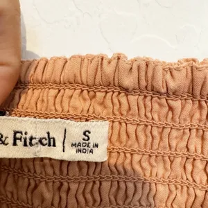 Abercrombie Blouse Size‎ Small Peasant Puff Sleeve O Ring Top Garden Tea Party thumbnail 6