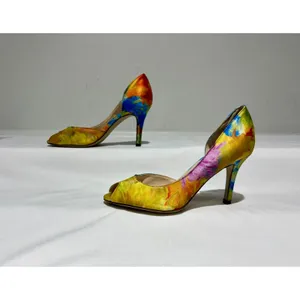 UNISA Colorful Peep-Toe Heels Size 6 thumbnail 3