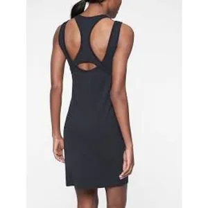 Athleta M Rafina Dress Black Built in Bea Activewear Tennis Pickleball #291731 thumbnail 3
