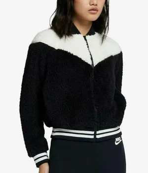 Nike NWT  Sportswear Sherpa Windrunner Jacket thumbnail 1
