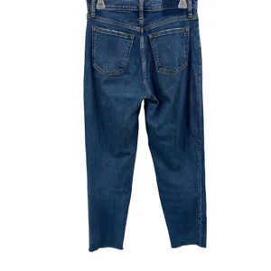 Abercrombie & Fitch | High Rise Mom Jean Raw Hem Ankle Length Size‎ 4 Long thumbnail 2