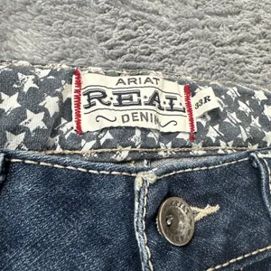 Ariat Real Denim Jeans Women 33R Blue Mid Rise Skinny Ella Stretch Denim Cowgirl thumbnail 4