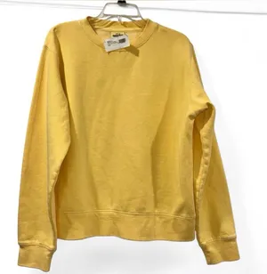 Comfort Colors NWT Yellow Sweatshirt Women’s Large thumbnail 1