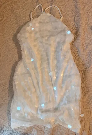 SheIn White Sequin Dress thumbnail 1