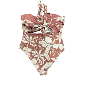 CUPSHE floral brown swimsuit. Size XL thumbnail 2
