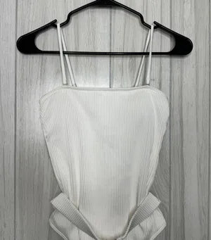 NWT Abercrombie & Fitch Ribbed Belted One Piece Swimsuit Cheeky size S Small thumbnail 4