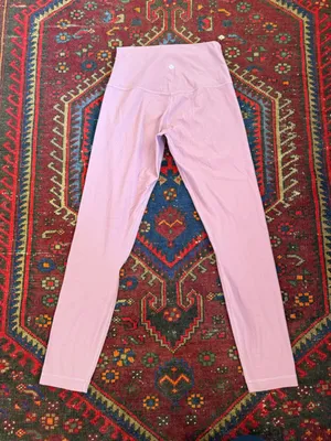 Lululemon Leggings Align Ribbed High-Rise‎ Pant 25" Pink Nulu thumbnail 3