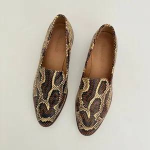 MADEWELL The Frances Loafer Snake Embossed Leather Snakeskin Shoes Size 8.5 thumbnail 6