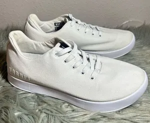NOBULL Canvas Trainer Sneakers Unisex White /White Sneakers W8/M6.5 thumbnail 4