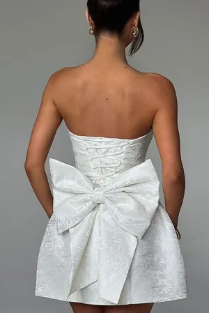 Babyboo ELENORA MINI DRESS - IVORY thumbnail 2