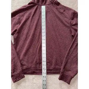 Lululemon Sweater Womens Red Lead The Pack Hoodie Rulu Fabric Run size 4 thumbnail 7