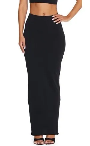 Naked Wardrobe Black Pencil Maxi Skirt, Size XS EXCELLENT! thumbnail 1