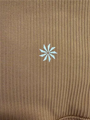 ATHLETA Elation Ultra High Rise Rib Tight Legging Walnut Brown Size Medium thumbnail 7