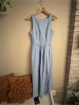 ASTR Bow Back Maxi Dress thumbnail 3