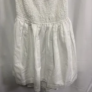 Peppermayo White European Towns Linen Dress US 10 Romantic Coquette Soft Girl thumbnail 7