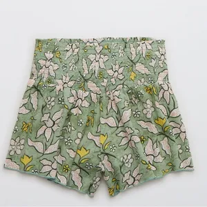 Aerie Real Good Smocked High Waisted Short thumbnail 1