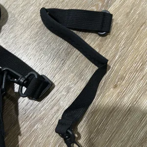 Black water bottle carrier with phone/ wallet carrier attachment thumbnail 4