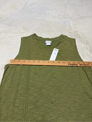 Chico’s NWT Sleeveless Olive Green Maxi Dress MSRP$89 0 4/6 thumbnail 4