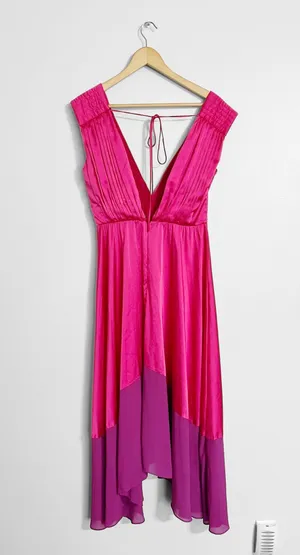 Amur Amelia Formal Occasion Pleated Midi Dress thumbnail 2