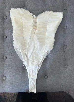 Princess Polly Dress White Body Suit thumbnail 1