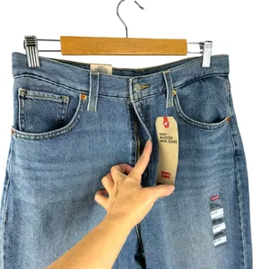 Levi's High Waisted Straight Mom Jeans Style 26986-0010 Eco Blue Size 30 Rigid thumbnail 4
