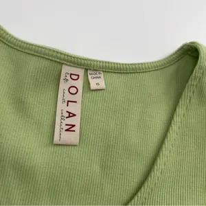 Anthropologie Dolan puff ruffle sleeve top lime green sz‎ XS thumbnail 2